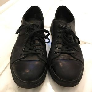 Dr Martens Black Lace up low profile shoes